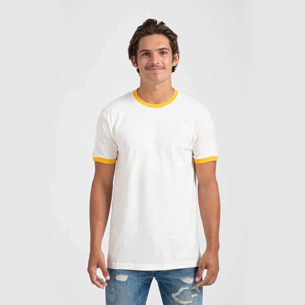 Tultex 246 - Unisex Fine Jersey Ringer Tee Thumbnail