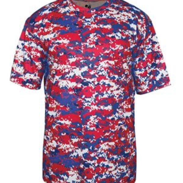 Digital Camo Youth Short Sleeve T-Shirt Thumbnail