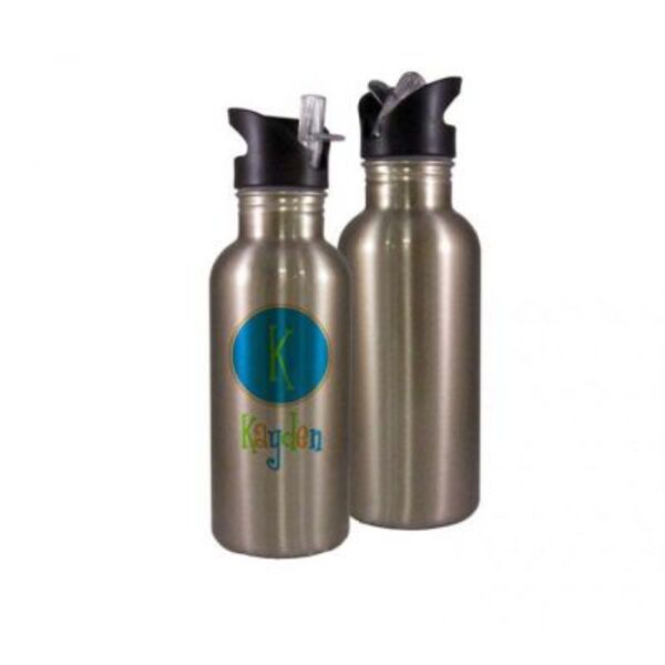 Sublimation 600ml Silver Stainless Water Bottle Thumbnail