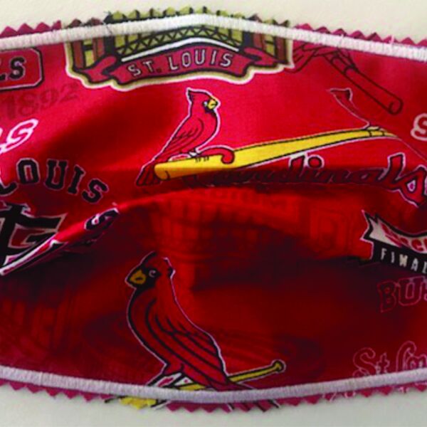 FACEMASK - NON-MEDICAL HOMEMADE MASK - STL CARDINALS STADIUMS Thumbnail